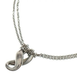 TIFFANY Co Infinity Necklace Pendant Chain Silver